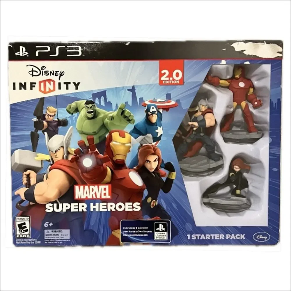 NEW Disney Infinity PS3 Marvel Super Heroes Starter Pack 2.0 Edition New in Box